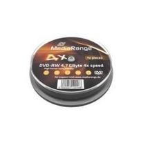 MediaRange - 10 x DVD-RW - 4,7GB (120 Min.) 4x - Spindel (MR450)