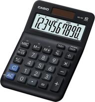 Casio MS-10F Desktop Calculator Black Display (digits) 10 Battery-powered, solar-powered (W x H x D)