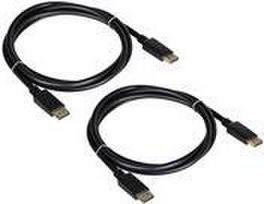 TRENDnet - DisplayPort-Kabel - DisplayPort (M) zu DisplayPort (M) - DisplayPort 1.2 - 1.8 m - unterstützt 4K 60 Hz (3840 x 2160) (Packung mit 2)