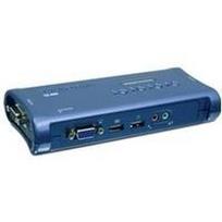 TRENDnet TK 409K - KVM-/Audio-/USB-Switch - 4 x KVM/Audio/USB