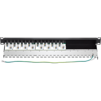 TRENDnet TC-P16C6AS - Patch Panel - Rack montierbar - RJ-45 X 16 - 1U