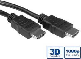 VALUE - Video-/Audio-/Netzwerkkabel - HDMI - HDMI, 19-polig (M) - HDMI, 19-polig (M) - 5 m - abgeschirmt - Schwarz (11.99.5735)
