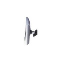 LCD monitor arm, wall mounting, 1 joint, 6 kg, 75 x 75 mm, 75 x 75 mm, white
