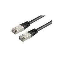 S-FTP PiMF patch cable Cat.6, 15m, black 15m, 15 m, Cat6, S-FTP S-STP , RJ-45, RJ-45