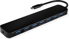 Value 14.99.5040 Schnittstellen-Hub USB 3.2 Gen 1 (3.1 Gen 1) Type-C 5000Mbit/s Schwarz (14.99.5040)