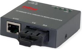 ROLINE Konverter 10/100 RJ45/SC kompakt - Converter - 0,1Gbps - Ethernet - RJ-45 (21.13.1132)