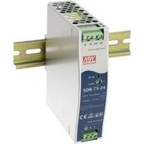 MEAN WELL Stromversorgung - 77 W - 88 - 264 V - 47 - 63 Hz - 80 ms - 90% - Überspannung - Überhitzung - Überladung - Kurzschluß (SDR-75-48)