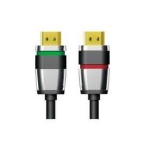 Purelink Ultimate ULS1000 - HDMI mit Ethernetkabel - HDMI (M) bis HDMI (M) - 2 m - Dreifachisolierung - Schwarz - rund, 4K Unterstützung