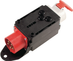 Bachmann - Adapter für Power Connector - IEC 60309 32A bis IEC 60309 16A - Wechselstrom 230/400 V - 32 A