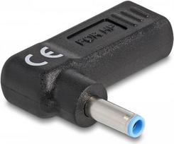 Delock - Netzteil - USB-C (W) zu Gleichstromstecker 4,5 x 3.0 mm (M) - 19.5 V - 3 A - gewinkelt - Schwarz