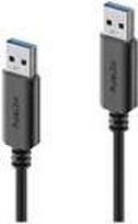 PureLink iSeries Premium - USB-Kabel - USB Typ A (M) zu USB Typ A (M) - USB 3.1 Gen 1 - 2 m - USB Power Delivery (3A, 15W) - Schwarz