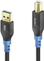PureLink USB-A>B Kabel 1.5m FlexInstall FI-U200-015 (FI-U200-015)