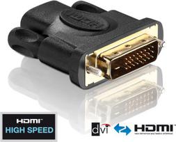 PureLink PureInstall PI010 - DVI-D - HDMI - Männlich/weiblich - Gold - Schwarz - 1920 x 1200 Pixel (PI010)