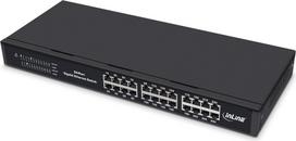 InLine Gigabit Network Switch 24-Port 1GBit/s 48.26cm 19inch Metal - Switch - 1Gbps