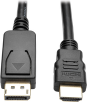 Tripp Lite P582-006-V2-ACT DisplayPort 1.2 auf aktives HDMI-Adapterkabel - DP mit Verriegelungen auf HDMI (Stecker/Stecker) - UHD 4K - 1,83 m (P582-006-V2-ACT)