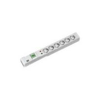 Bachmann - Verlängerungsschnur (Rack - einbaufähig) - 6 Ausgangsstecker - 1U - 48,3 cm (19) - 2,0m - Deutschland (333.005)