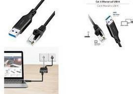 LogiLink CU0402 - Netzwerkadapter Kabel USB 3.0 Typ-A Gigabit Ethernet 2 m - Netzwerkkarte - 1.000Mbps (CU0402)