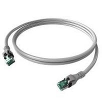 Sacon EasyLan DualBoot PushPull - Patch-Kabel - RJ-45 (M) zu RJ-45 (M) - 2 m - STP - CAT 6a - IEEE 802.5/IEEE 802.3 - geformt - Grau (CPP1OAAAAA0020)