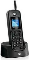 Motorola O201 - DECT-Telefon - Kabelloses Mobilteil - Freisprecheinrichtung - 200 Eintragungen - Anrufer-Identifikation - Schwarz (107O201NEGROF)