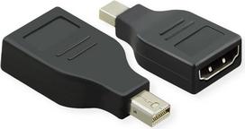 Value 12.99.3159 Adapter (1x Mini DisplayPort plug - 1x HDMI socket) Black
