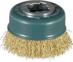 Makita - Drahttopfbürste - für Stahl, Farbe, Rost, Schweißkanten - 75 mm - für Makita DGA519, DGA520, DGA521, GA041GM201, GA044, GA5080RX02, XGT GA041