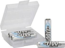 Ansmann Micro AAA rechargeable NiMH 4-pack + box 1100 mAh 1.2 V 1 set 1311-0002 - Micro (AAA) - 1,10