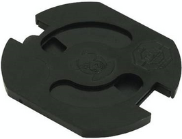 Bachmann Teddy series 6320 - Abdeckung des Netzanschlusses - Schwarz (Packung mit 5) (924.010)