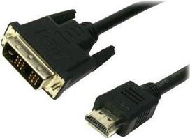MediaRange - Adapterkabel - Dual Link - HDMI männlich zu DVI-D männlich - 2,0m - Schwarz (MRCS118)