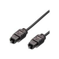 MediaRange - Digitales Audio-Kabel (optisch) - TOSLINK männlich zu TOSLINK männlich - 1,5m - Glasfaser - Schwarz (MRCS133)
