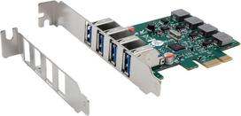 Exsys GmbH PCIe USB 3.2 Gen 1 Karte mit 4 Ports VIA Chip-Set EX-11044 - PCI-Express