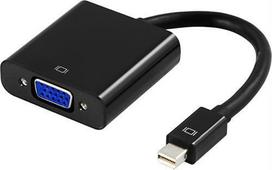 Deltaco DP-VGA3 - 0,2 m - mini DisplayPort - VGA - Männlich - Weiblich - Schwarz