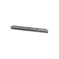 ROLINE Kat.5e 48,30cm (19)-Panel, 24 Ports, UTP, schwarz (26.11.0349)