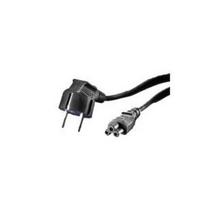 Netzkabel, C5, EU Netzkabel (C5 / Mickey Mouse / Kleeblatt), EU, Länge: 1.8 m, passend für: Netzteil (19.99.1028)