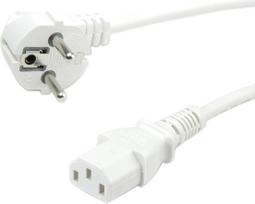ROLINE GREEN Power cable protective cover C13 LSOH 1.8 m white - Power/power supply - 1.8 m