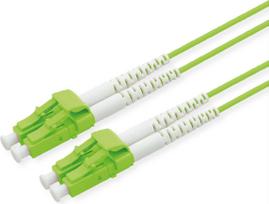 ROLINE LWL-Kabel DX 50/125µm LC/LC OM5 Low-Loss-Stecker 0.5m - Kabel - 0,5 m - low-smoke - zero-halogen - Glasfaser (LWL) (21.15.9280)
