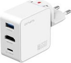 4smarts Netzladegerät GaN Flex HDMI 65W weiß (541711)