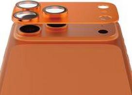 PanzerGlass ® Fender Kameraschutz Cosmic Orange iPhone 17 Pro Max, Apple, Apple - iPhone 17 Pro Max, Trockene Anwendung, Kratzresistent, Schockresistent, Orange, 1 Stück(e)