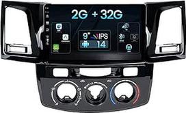"Android 14" automobilinis radijas "Toyota Fortuner/Hilux/Revo/Vigo" 2007-2015 m. Integruotas GPS + Carplay Palaiko DAB+ WLAN BT AUX MirrorLink FM WiFi RDS - 2G+32G