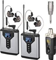 "Depusheng T9-2" belaidė ausinių stebėjimo sistema su siųstuvu ir imtuvu su automatiniu suporavimu, skirta studijai, gitarai, DJ, gyviems pasirodymams (2)