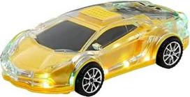 "Diyeeni" automobilio replika "Bluetooth" garsiakalbis, nešiojamasis automobilio modelio mobilusis garsiakalbis su LED žibintais, 52 mm x 2 stereofoniniai garsiakalbiai, su USB, SD, BT įvestimi biurui, namams,