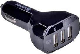 "Griffin" automobilinis įkroviklis su 3 USB prievadais, 4,8 A, juodas