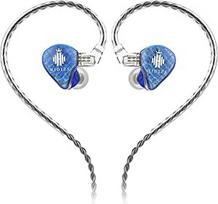 "Hidizs MS1-Galaxy" aukštos kokybės "HiFi In-Ear Monitor IEM" laidinės ausinės su dinaminiais dvigubos magnetinės grandinės garsiakalbiais, mėlynos (be mikrofono)