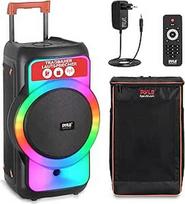 "Pyle Audio" didelis "Bluetooth" garsiakalbis - didelis "Bluetooth" garsiakalbis su tikra belaidžio ryšio stereosistema - mėgaukitės galingais bosais ir aiškiais aukštaisiais garsais - didelis garsiakalbis su dėklu - PPHP1979BG - 160 W