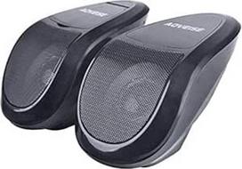 "Riloer" motociklo ATV vandeniui atsparus "Bluetooth" USB garsiakalbis Garso sistema Muzikos garso grotuvas Visa juoda