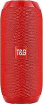 "T&G" nešiojamasis "Bluetooth" garsiakalbis, IPX4 vandeniui atsparus belaidis garsiakalbis su žemų dažnių garsiakalbiu, stereofoninis suporavimas - TG117 Red