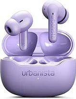 "Urbanista Palermo" tikros belaidės ausinės su aktyviu triukšmo slopinimu - ANC iki -30 dB, 32 val. veikimo trukmė, "Bluetooth 6.0", IPX4, jutiklinis valdymas, violetinės spalvos