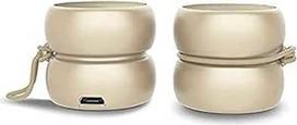 "Xoopar" itin kompaktiškas mini "Bluetooth" garsiakalbis "Yoyo" garsiakalbis - galingas 3 W garsiakalbis - nešiojamasis garsiakalbis su 4 valandų autonomija - 3 cm formato garsiakalbis (auksinis, stereo)