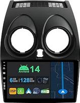 9 colių "Android 14" automobilinis radijas su navigacija "Nissan Qashqai J10" 2008-2014 m. | Octa Core | 6GB 128GB | Integruotas 4G LTE | CarPlay ir "Android Car" | DSP | DAB | HDMI | Dual Band WiFi | Bluetooth 5.0