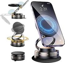 Atnaujintas vakuuminis magnetinis mobiliojo telefono laikiklis automobilyje, skirtas "Magsafe" laikikliui automobilyje, siurbimo taurės mobiliojo telefono laikiklis automobilyje, pasukamas 360° kampu, skirtas automobiliui / veidrodžiui
