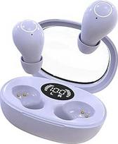 Belaidės miego ausinės Mažos mini "Bluetooth" 5.4 Ilgas baterijos veikimo laikas Vandeniui atsparus IPX7 Lengvas nematomas belaidis su LED indikatoriumi